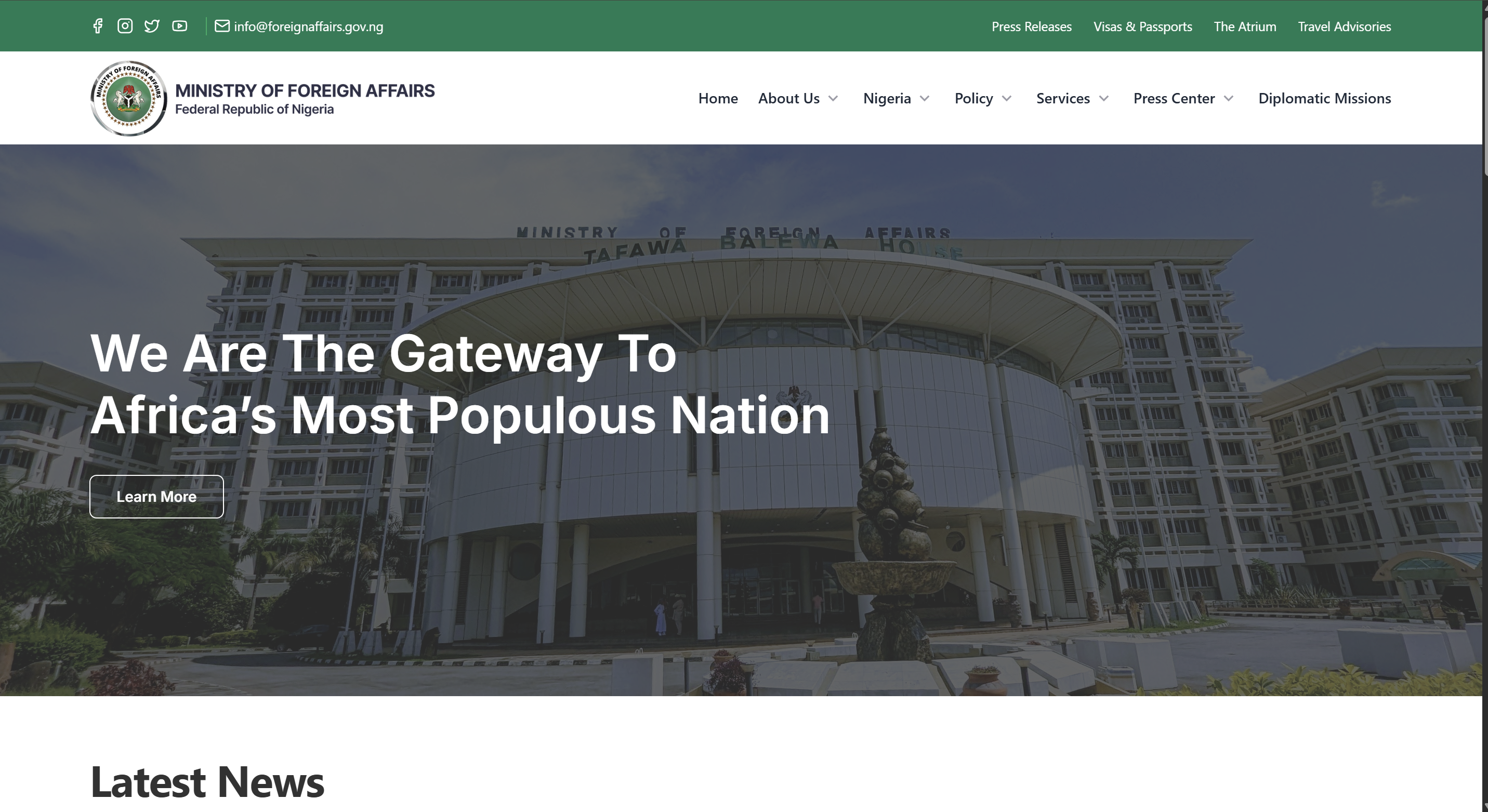 Federal Ministry of Foreign Affairs